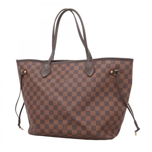 LOUIS VUITTON Brown Damier Neverfull MM Tote Bag - Picture 1 of 13